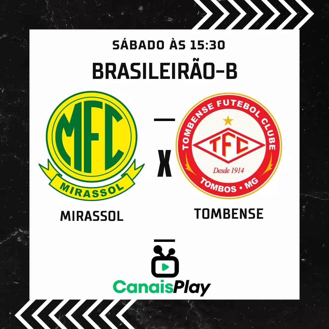 Assista Mirassol x Tombense ao vivo em HD! Ambas equipes se encontram nesse sábado (22), ás 15h30. Todos os lances desse grande jogo do Brasileirão Série B você encontra aqui Canais Play.