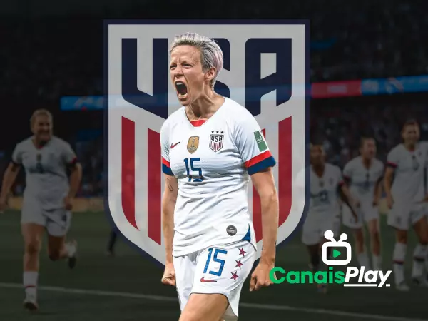 Estados Unidos na Fifa copa do mundo feminina 2023 aqui no canais play