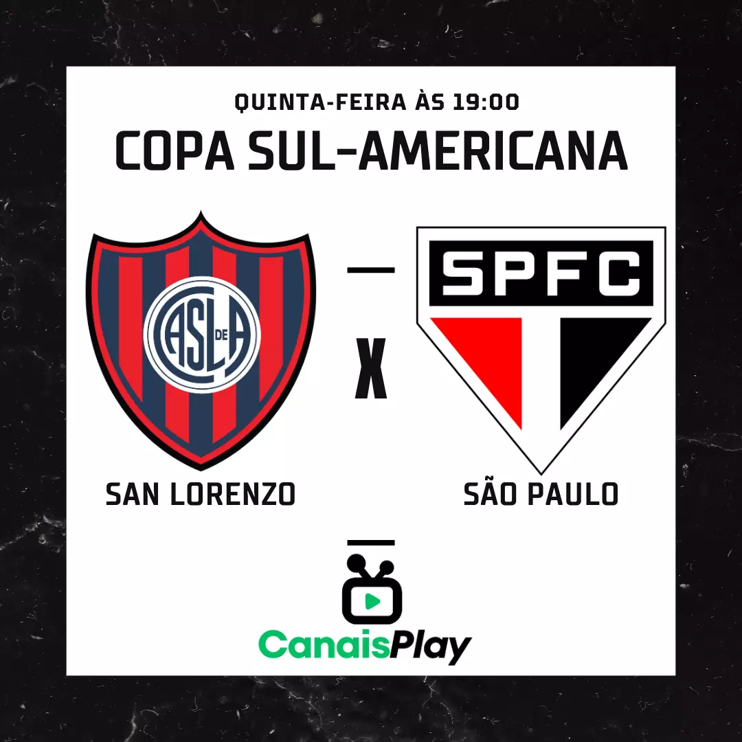 San Lorenzo x São Paulo: onde assistir ao vivo - Lance!