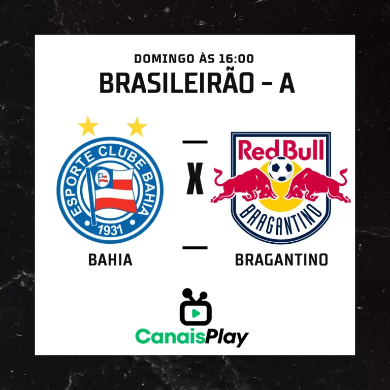 Bahia x Bragantino: Onde assistir ao vivo?