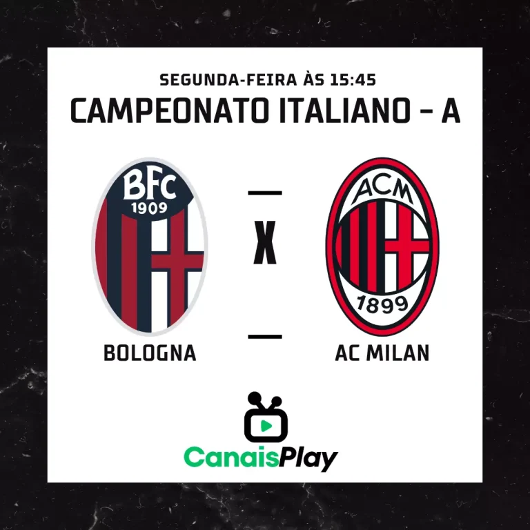 Bologna x AC Milan: Onde assistir ao vivo?