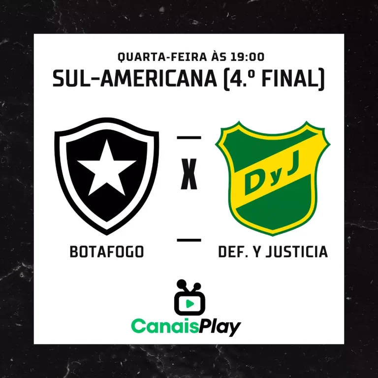 Botafogo x Def. Y Justicia: Onde assistir ao vivo?