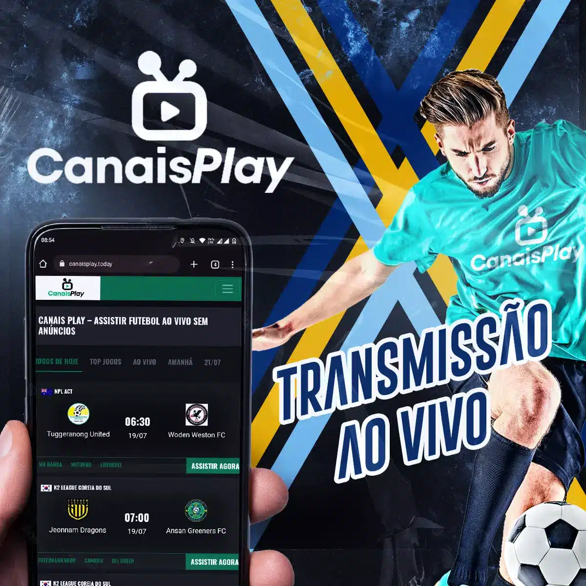 Futebol Play HD - Ver jogos de futebol em direto gratuitamente hoje