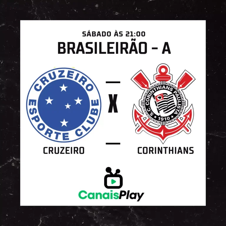 Cruzeiro x Corinthians: Onde assistir ao vivo?