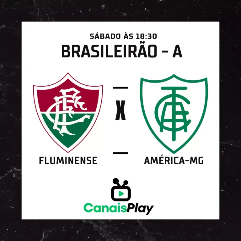 Fluminense x América-MG: Onde assistir ao vivo?